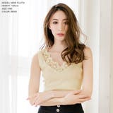 レース付きリブニットタンクトップ | JULIA BOUTIQUE | 詳細画像26