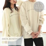 【LASOA】レタリングオーバーシルエットトップス/L00012 | JULIA BOUTIQUE | 詳細画像1