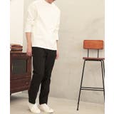 【ホワイト】 | 【LASOA】ポンチ素材長袖ベーシックトップス/L00022 | JULIA BOUTIQUE