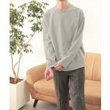 【グレー】 | 【LASOA】ポンチ素材長袖ベーシックトップス/L00022 | JULIA BOUTIQUE
