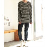 【LASOA】ソフトタッチ長袖ボーダートップス/L00023 | JULIA BOUTIQUE | 詳細画像4