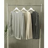 【LASOA】ソフトタッチ長袖ボーダートップス/L00023 | JULIA BOUTIQUE | 詳細画像24