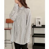 【LASOA】ストライプオーバーシャツ/L00027 | JULIA BOUTIQUE | 詳細画像13