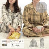 【LASOA】チェック柄ルームウェアセットアップ/L00029 | JULIA BOUTIQUE | 詳細画像1