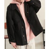 【ブラック】 | 【LASOA】ダブルポケットオーバージャケット/L00033 | JULIA BOUTIQUE
