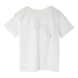 【ホワイト】 | フリルライントップス/L00046 | JULIA BOUTIQUE