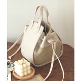 【アイボリー】 | 【LASOA】サイドキャンバスハンモックバッグ/L00060 | JULIA BOUTIQUE