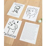 【LASOA】手書き風ホワイトカード4枚セット/L00065 | JULIA BOUTIQUE | 詳細画像8