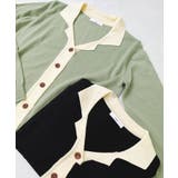 【LASOA】パイピングポロシャツニットカーディガントップス/L00078 | JULIA BOUTIQUE | 詳細画像19 