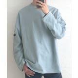 【ブルー】 | 【LASOA】サイドタグデザイントップス/L00085 | JULIA BOUTIQUE