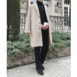 【アイボリー】 | 【LASOA】ウールタッチシングルコート/L00099 | JULIA BOUTIQUE