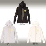 悪羅系×姐ギャル専用♂ギラつく金箔スカルプリント長袖パーカー【SOULSISTE… | JULIA BOUTIQUE | 詳細画像2 
