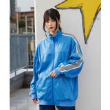 ブルー(44) | re_k by JUNRED / スリーブライントラックジャージ | JUNRED