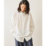ウェーブ刺繍レギュラーカラーシャツ | JUNRED | 詳細画像10