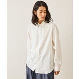 ウェーブ刺繍レギュラーカラーシャツ | JUNRED | 詳細画像11