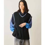 カラーステッチサイドスリットベスト | JUNRED | 詳細画像13