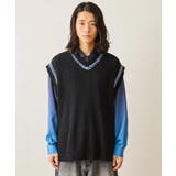 カラーステッチサイドスリットベスト | JUNRED | 詳細画像17