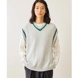 カラーステッチサイドスリットベスト | JUNRED | 詳細画像2