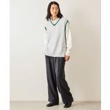 カラーステッチサイドスリットベスト | JUNRED | 詳細画像6