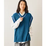 カラーステッチサイドスリットベスト | JUNRED | 詳細画像8