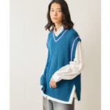 カラーステッチサイドスリットベスト | JUNRED | 詳細画像9