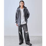 エッジスプレースウェットダブルジップパーカー | JUNRED | 詳細画像15 