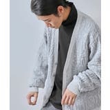 ライトグレー(08) | マルチジャガードカーディガン | JUNRED