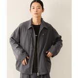 チャコール | 【セットアップ対応】リファインドクロスジップブルゾン | JUNRED