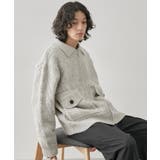 ライトグレー(08) | ネップニットジップブルゾン | JUNRED