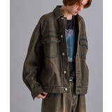 【セットアップ対応】オーバーダイデニムトラッカージャケット | JUNRED | 詳細画像3