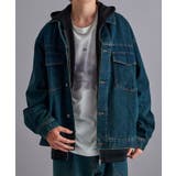 ネイビー(40) | 【セットアップ対応】オーバーダイデニムトラッカージャケット | JUNRED