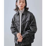 【セットアップ対応】ジャガードブルゾン | JUNRED | 詳細画像1