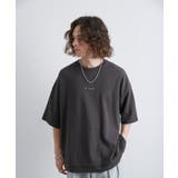 チャコール(06) | 2ポイントショートスリーブワイドTシャツ | JUNRED