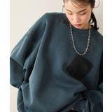 ブルー系(45) | エアリーピグメントクルーネックプルオーバー | JUNRED