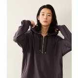 ハーフジップエッセンシャルプルパーカー | JUNRED | 詳細画像12
