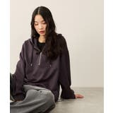 チャコール(06) | ハーフジップエッセンシャルプルパーカー | JUNRED