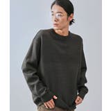 ブラック系(03) | Fluffyカラークルーニット | JUNRED