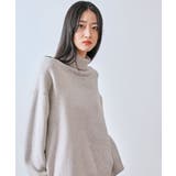 ライトグレー(08) | Fluffyショートタートルニット | JUNRED