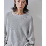 ライトグレー(08) | グランジクルーニット | JUNRED