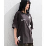 チャコール(06) | 【Chocomoo×JUNRED】コラボピグメントTシャツ | JUNRED