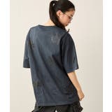 ブルー系(45) | 【Chocomoo×JUNRED】コラボピグメントTシャツ | JUNRED