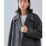 ダブルブレストウールショートコート | JUNRED | 詳細画像13