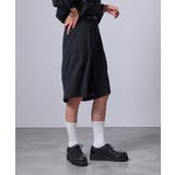 【 セットアップ対応 】ドレープツイルワイドショーツ | JUNRED | 詳細画像10