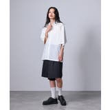 【 セットアップ対応 】ドレープツイルワイドショーツ | JUNRED | 詳細画像5