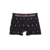 ブラック(01) | PP Printedボクサーブリーフ ポロ ラルフ ローレン【前開き】 | JUNRed