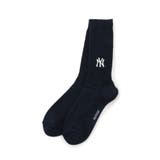 ネイビー(40) | 【 ROSTER SOX / ロスターソックス 】 MLB RIB SOCKS | JUNRED