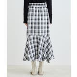 【一部店舗限定】チェック柄イレヘムマーメイドスカート【セットアップ対応】 | VIS | 詳細画像10