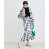 【一部店舗限定】チェック柄イレヘムマーメイドスカート【セットアップ対応】 | VIS | 詳細画像15