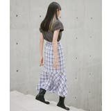 【一部店舗限定】チェック柄イレヘムマーメイドスカート【セットアップ対応】 | VIS | 詳細画像3