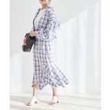 【一部店舗限定】チェック柄イレヘムマーメイドスカート【セットアップ対応】 | VIS | 詳細画像6